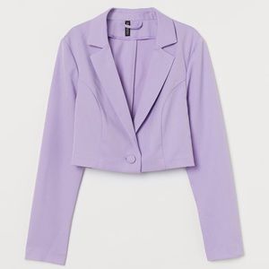 💜💜💜Cropped Lavender Blazer